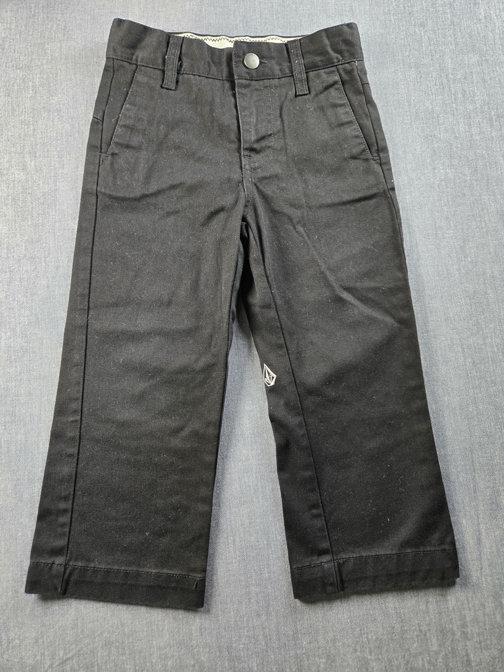 Volcom Boys' Black Straight-Leg Pants